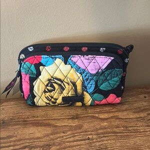 Vera Bradley Dual Pocket Makeup Bag